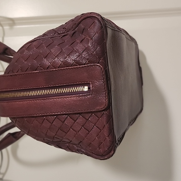 Vintage Bottega Veneta Intreciatto Satchel Boston Handbag - Picture 4 of 12